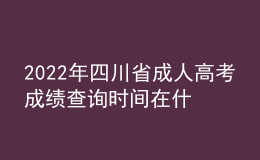 2022年四川省成人高考成績(jī)查詢時(shí)間在什么時(shí)候？成人高考分?jǐn)?shù)線多少才及格？
