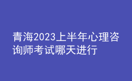 青海2023上半年心理咨詢師考試哪天進行 考生怎么報名