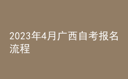 2023年4月廣西自考報(bào)名流程 