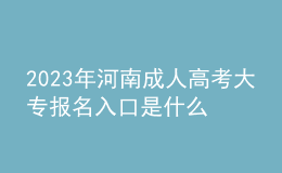 2023年河南成人高考大專報名入口是什么？復習方法有哪些？