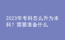 2023年?？圃趺瓷秊楸究?？需要準(zhǔn)備什么材料？