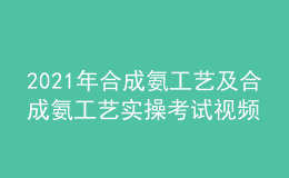 2021年合成氨工藝及合成氨工藝實操考試視頻