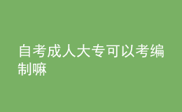 自考成人大?？梢钥季幹坡?
