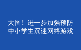 大圖！進(jìn)一步加強(qiáng)預(yù)防中小學(xué)生沉迷網(wǎng)絡(luò)游戲管理這樣做