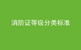 消防證等級(jí)分類(lèi)標(biāo)準(zhǔn)