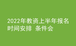 2022年教資上半年報名時間安排 條件會變化嗎