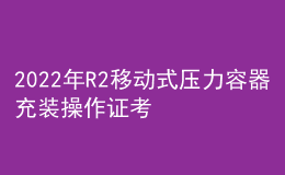 2022年R2移動式壓力容器充裝操作證考試題庫模擬考試平臺操作